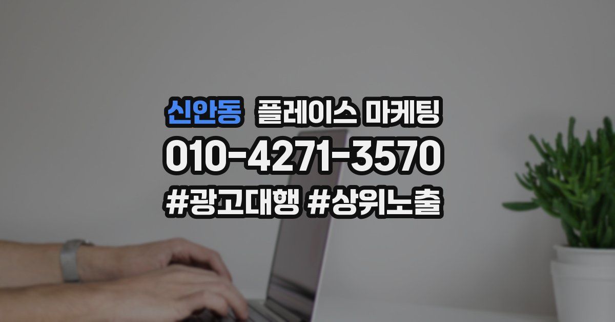 신안동 플레이스 마케팅