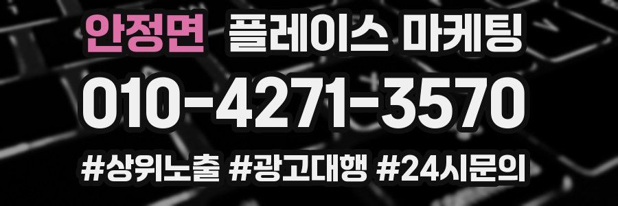 안정면 플레이스 마케팅