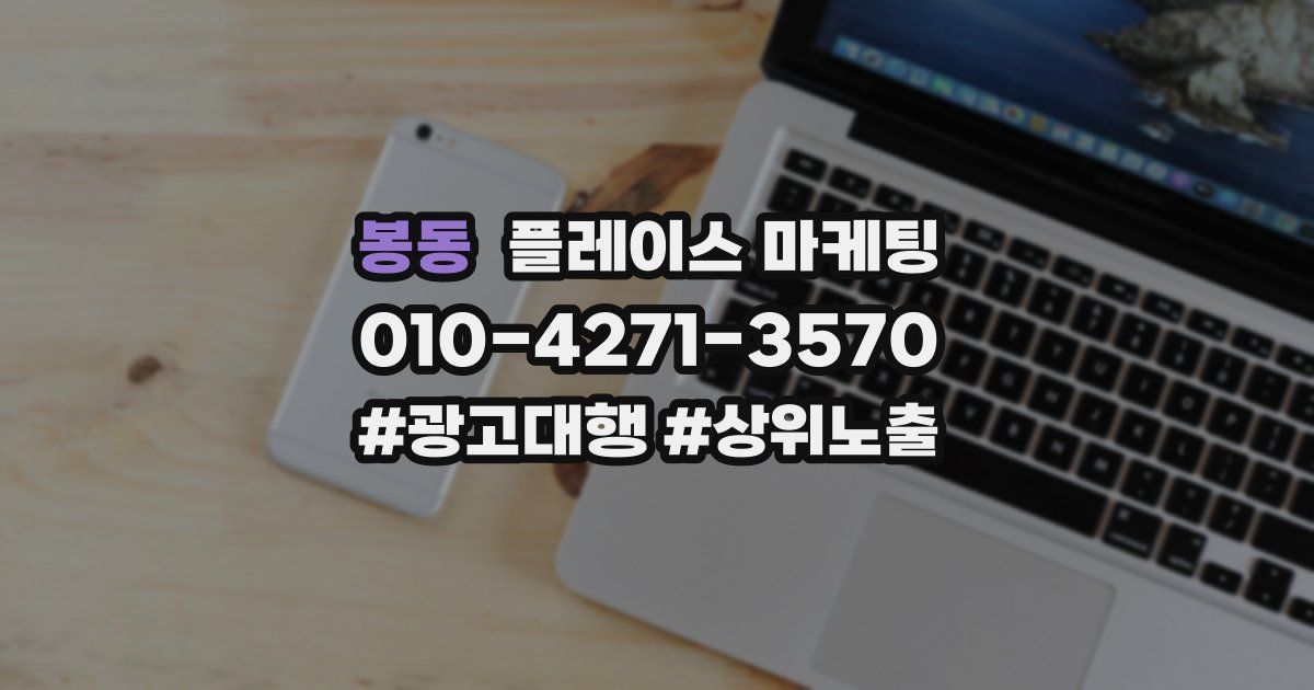 봉동 플레이스 마케팅
