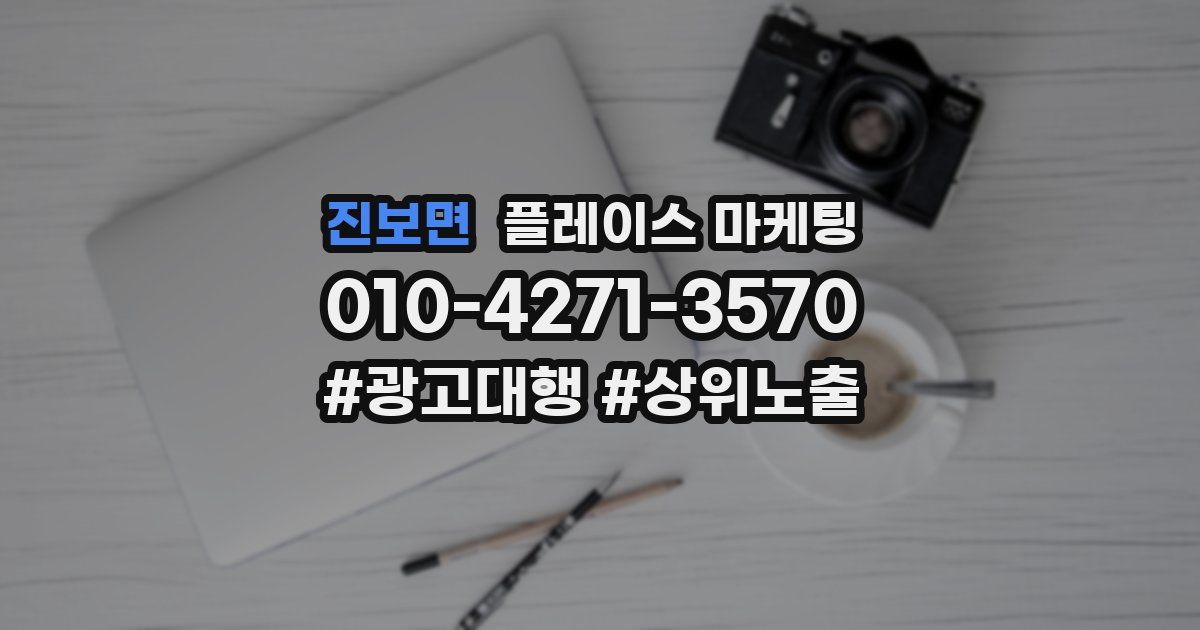 진보면 플레이스 마케팅
