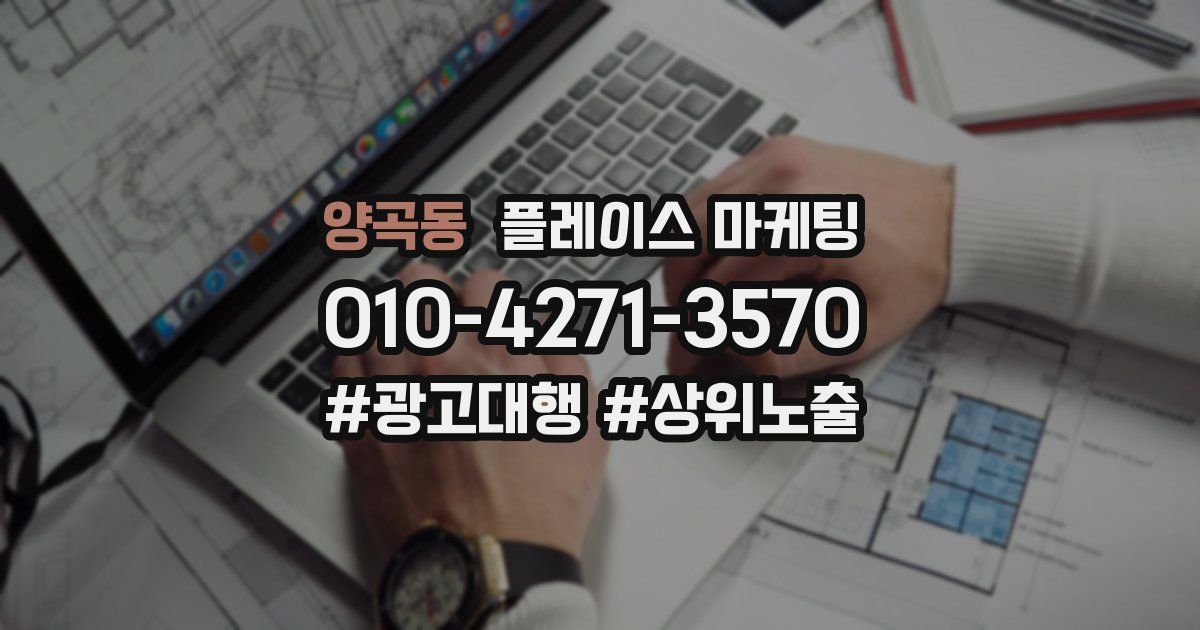양곡동 플레이스 마케팅