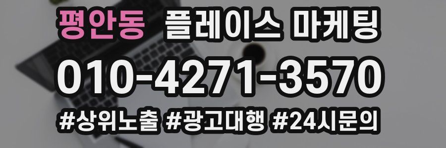 평안동 플레이스 마케팅