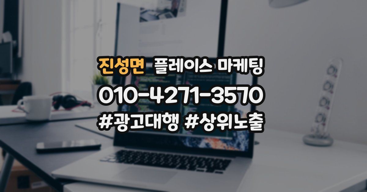 진성면 플레이스 마케팅
