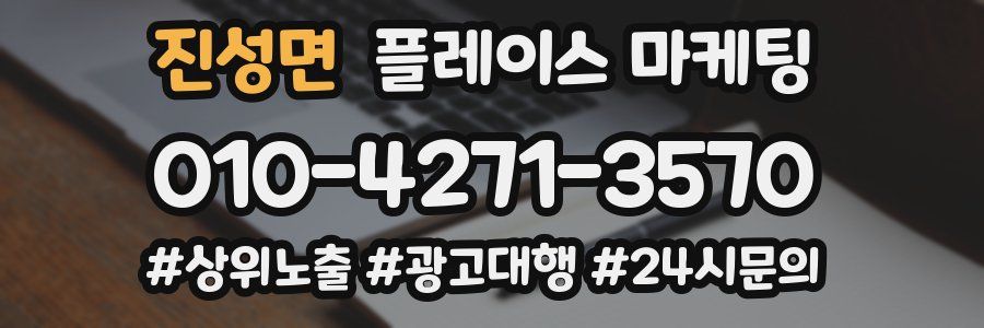 진성면 플레이스 마케팅
