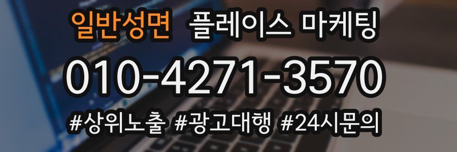일반성면 플레이스 마케팅