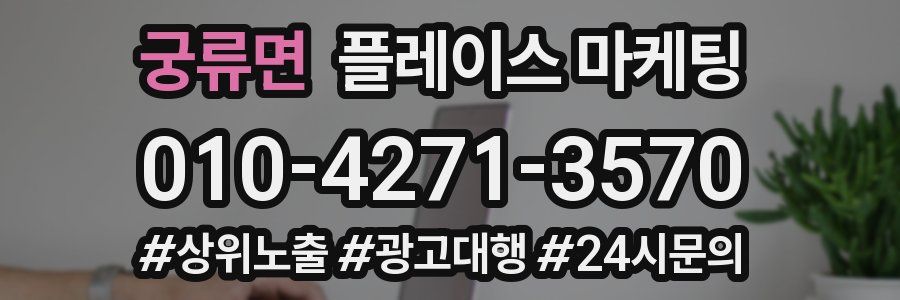 궁류면 플레이스 마케팅