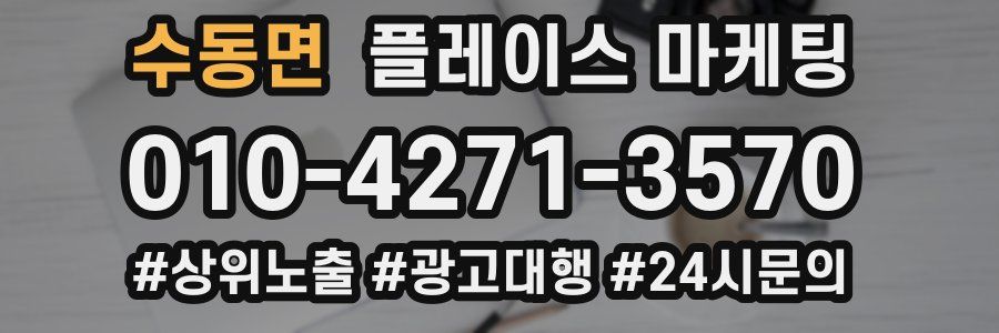 수동면 플레이스 마케팅