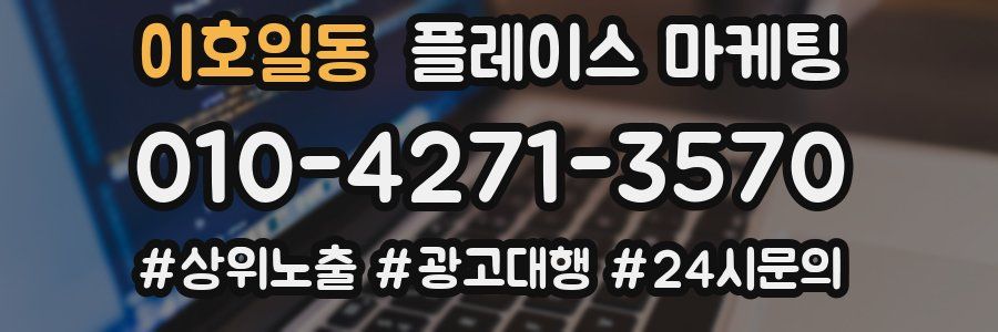 이호일동 플레이스 마케팅