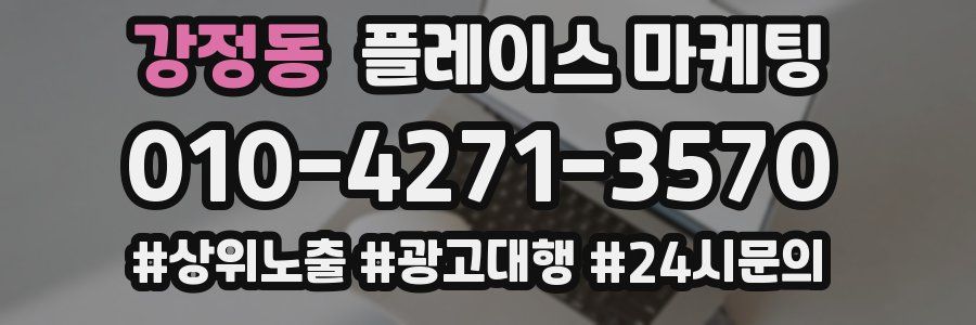 강정동 플레이스 마케팅