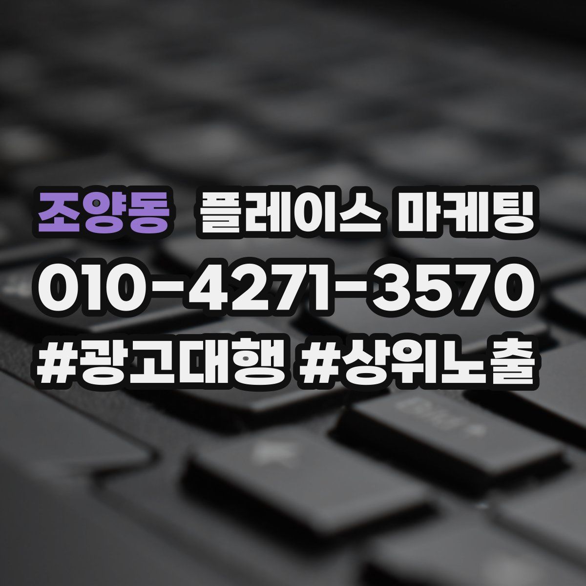 조양동 플레이스 마케팅