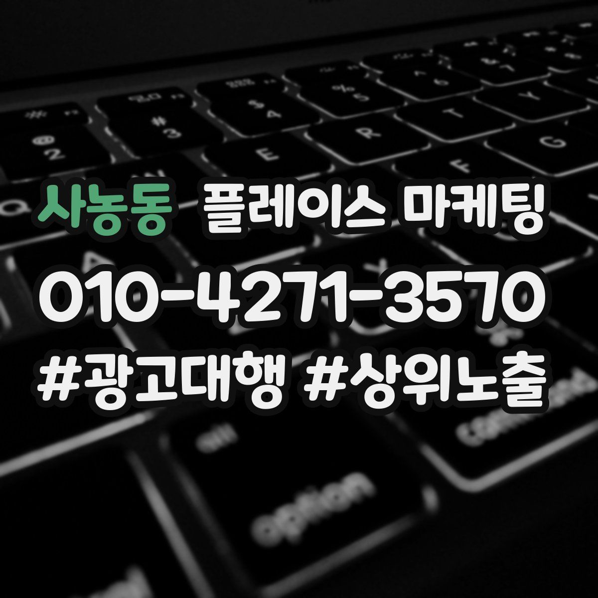 사농동 플레이스 마케팅
