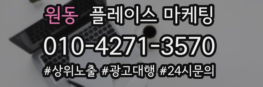 원동 플레이스 마케팅