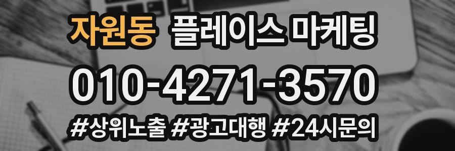 자원동 플레이스 마케팅