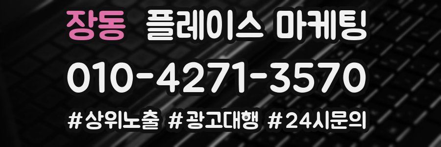 장동 플레이스 마케팅