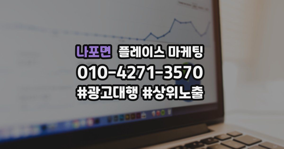 나포면 플레이스 마케팅