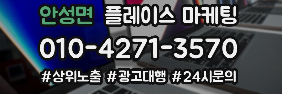 안성면 플레이스 마케팅