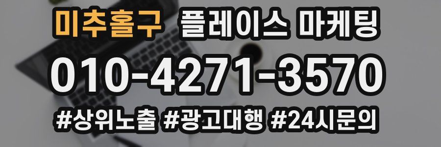 미추홀구 플레이스 마케팅