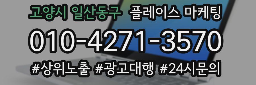 고양시 일산동구 플레이스 마케팅