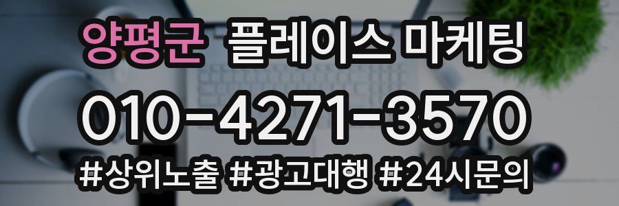 양평군 플레이스 마케팅