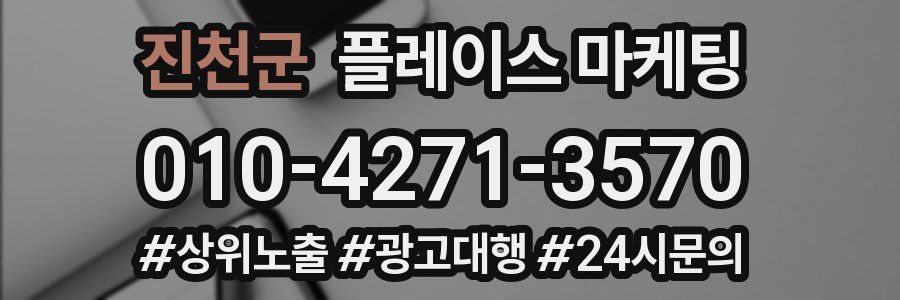 진천군 플레이스 마케팅