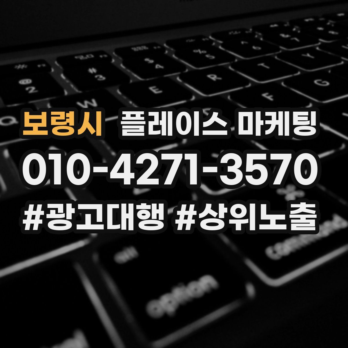 보령시 플레이스 마케팅