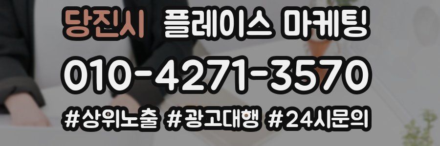 당진시 플레이스 마케팅