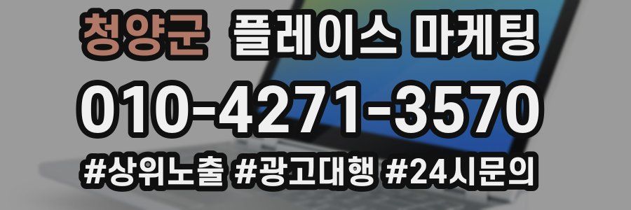 청양군 플레이스 마케팅