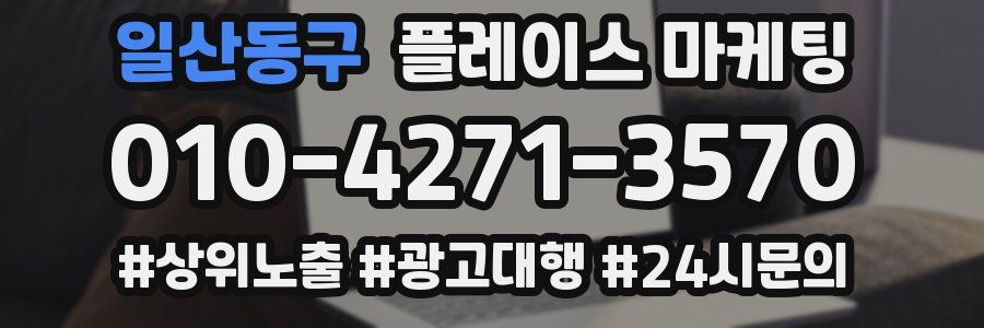 일산동구 플레이스 마케팅