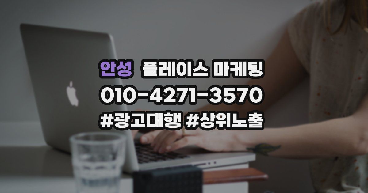 안성 플레이스 마케팅