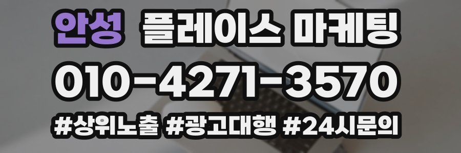 안성 플레이스 마케팅