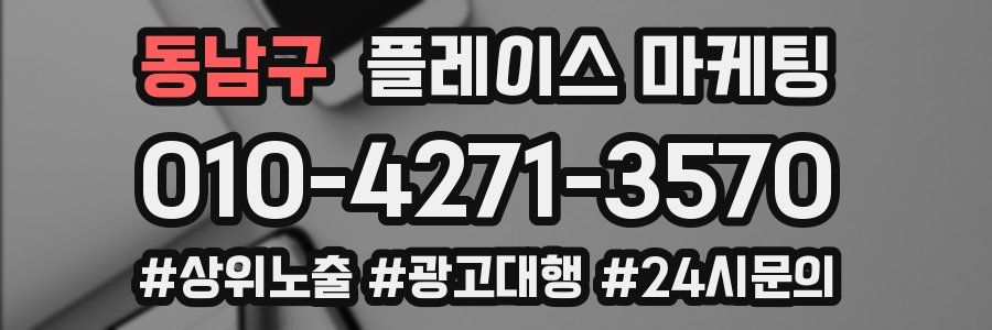 동남구 플레이스 마케팅