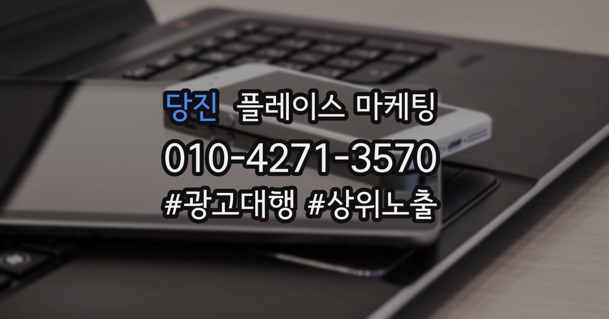 당진 플레이스 마케팅