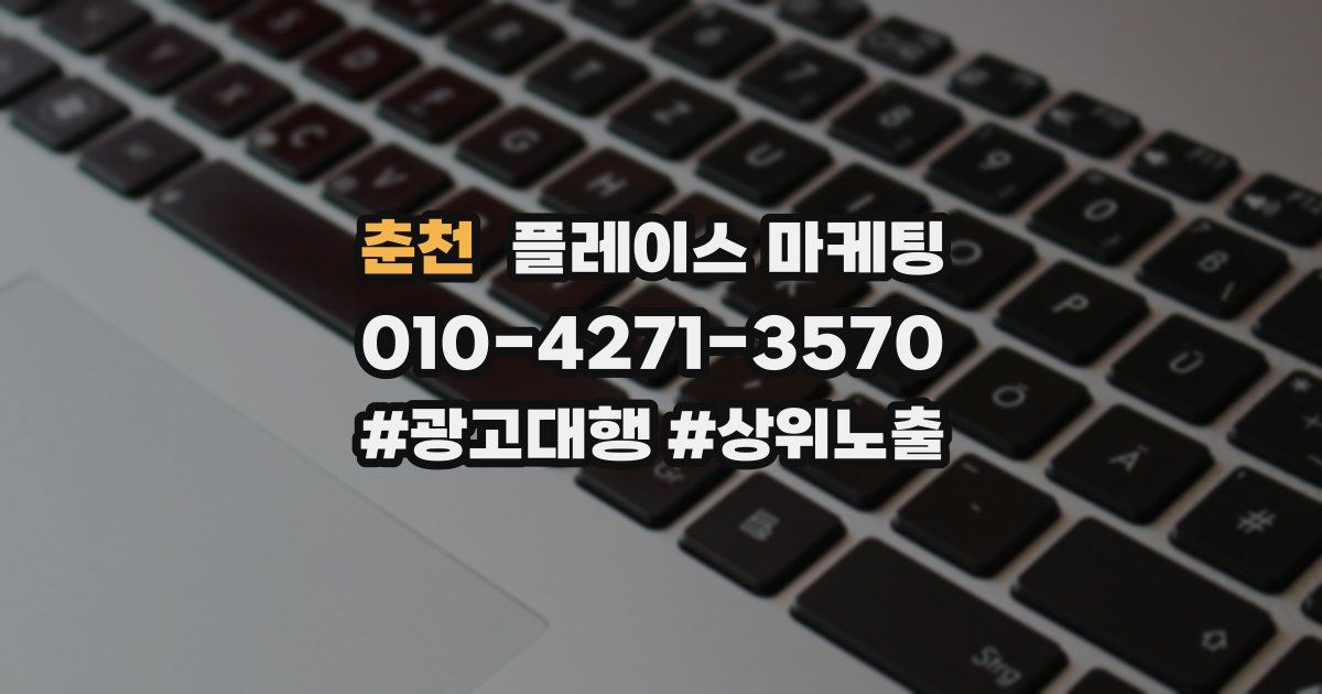 춘천 플레이스 마케팅