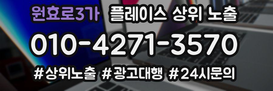 원효로3가 플레이스 상위 노출