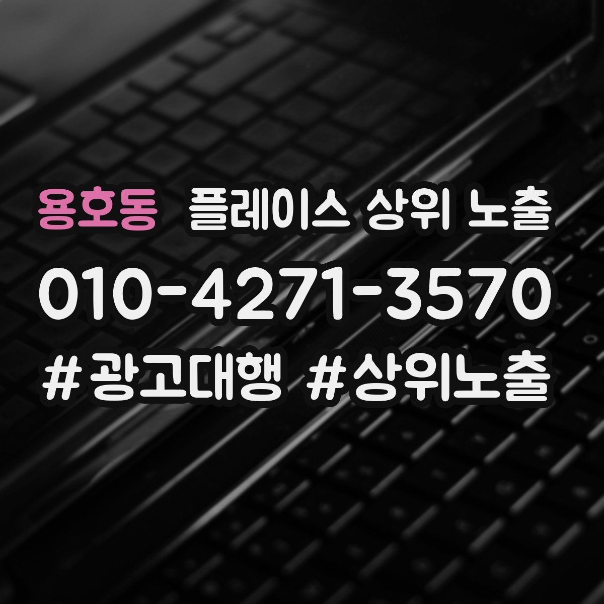 용호동 플레이스 상위 노출 최저가 대신 신뢰를 주는 문구