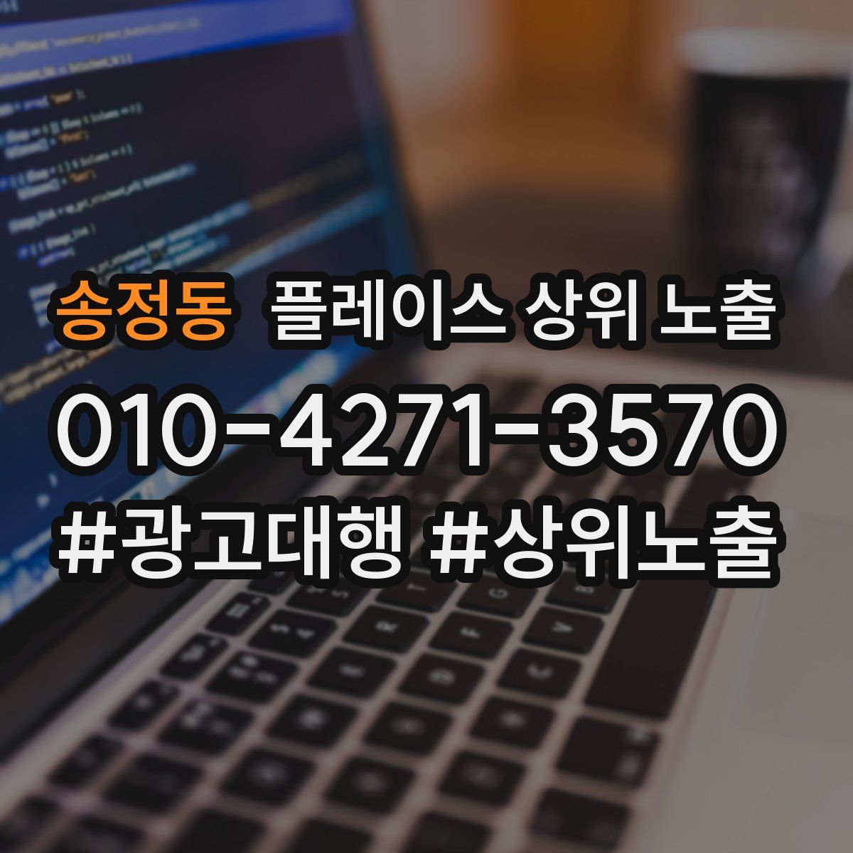 송정동 플레이스 상위 노출 개선