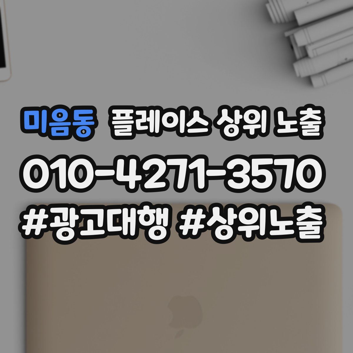 미음동 플레이스 상위 노출 개선