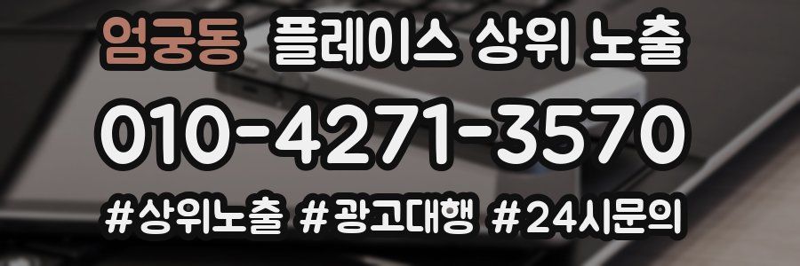 엄궁동 플레이스 상위 노출 개선