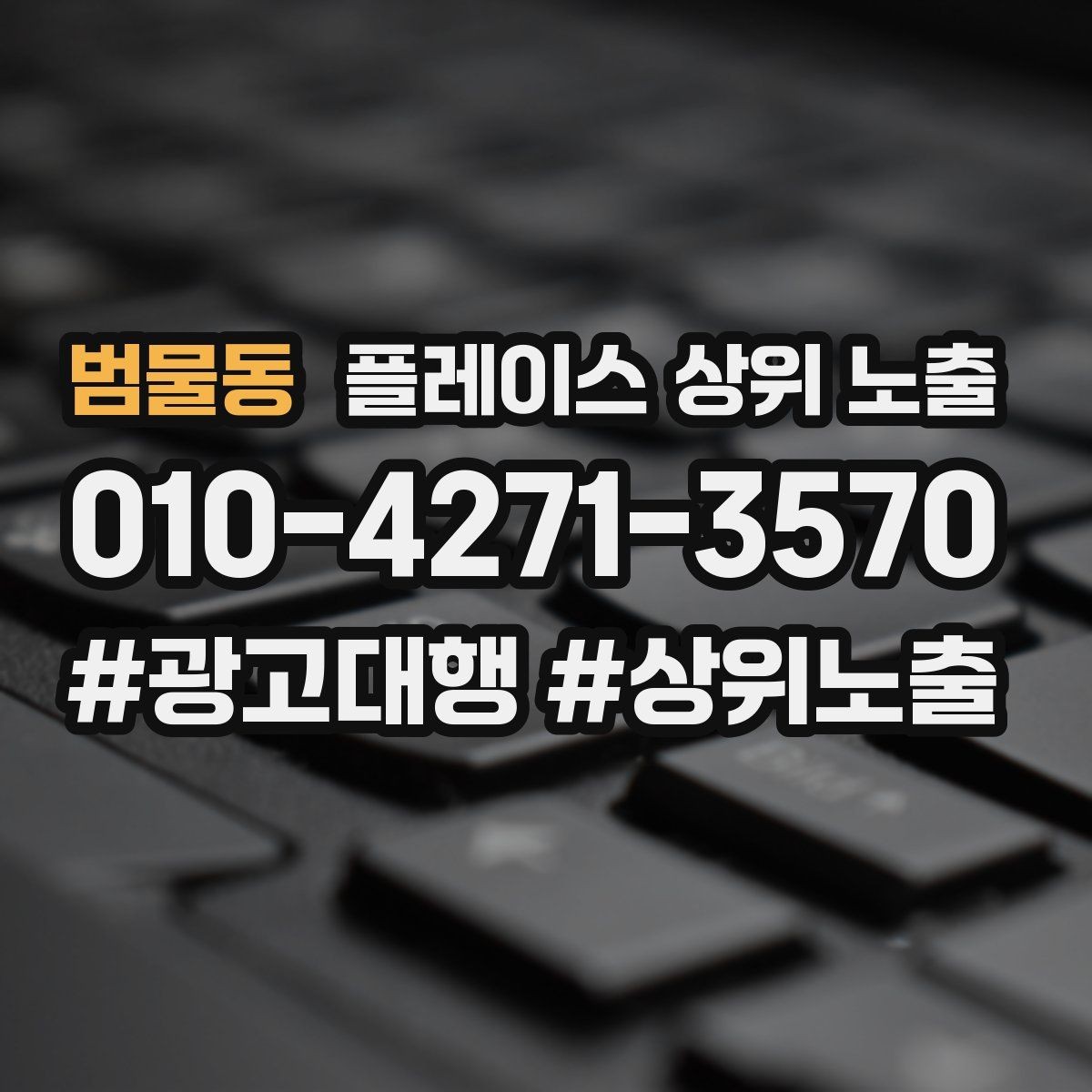 범물동 플레이스 상위 노출 긴급 수요 업종의 프로필 구성 포인트