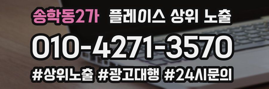 송학동2가 플레이스 상위 노출