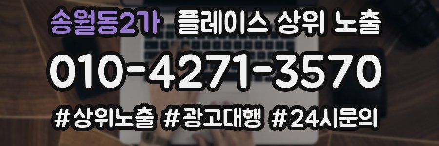송월동2가 플레이스 상위 노출 전략