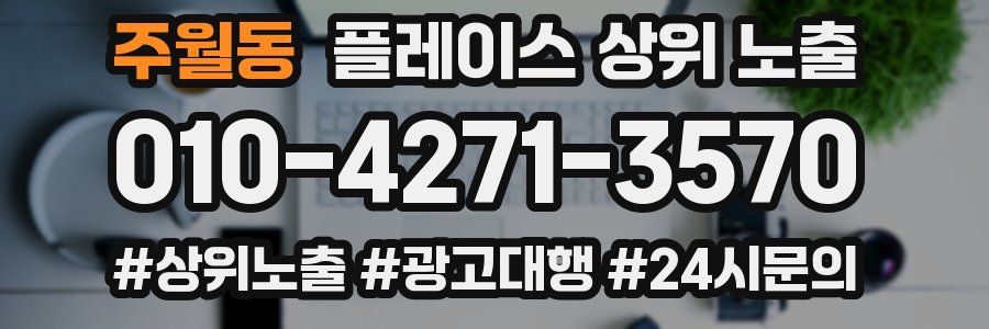 주월동 플레이스 상위 노출 개선