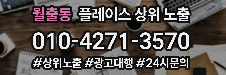 월출동 플레이스 상위 노출 개선