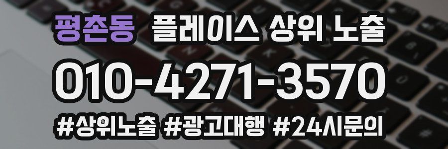 평촌동 플레이스 상위 노출 가이드