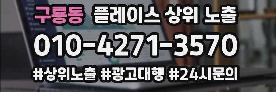 구룡동 플레이스 상위 노출