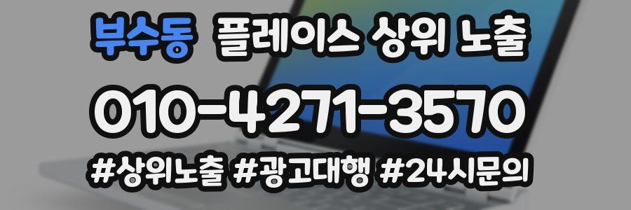 부수동 플레이스 상위 노출