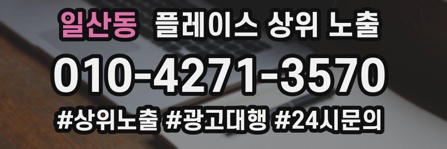 일산동 플레이스 상위 노출 가이드