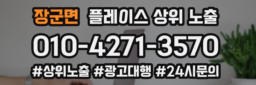 장군면 플레이스 상위 노출 개선