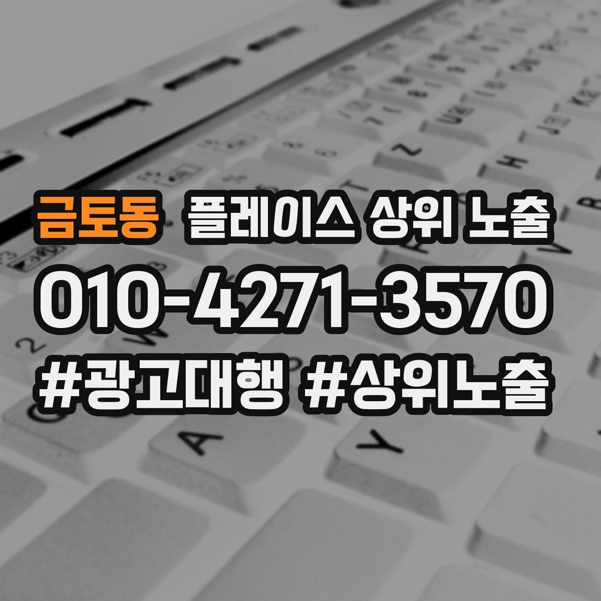 금토동 플레이스 상위 노출 전략