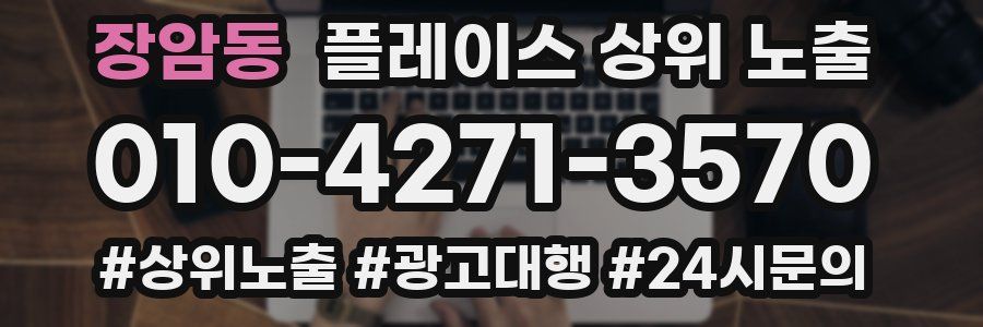 장암동 플레이스 상위 노출 개선